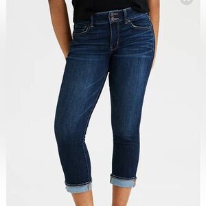 American Eagle Women’s Artist Crop Jeans, Midnight Dreamer, Size 12